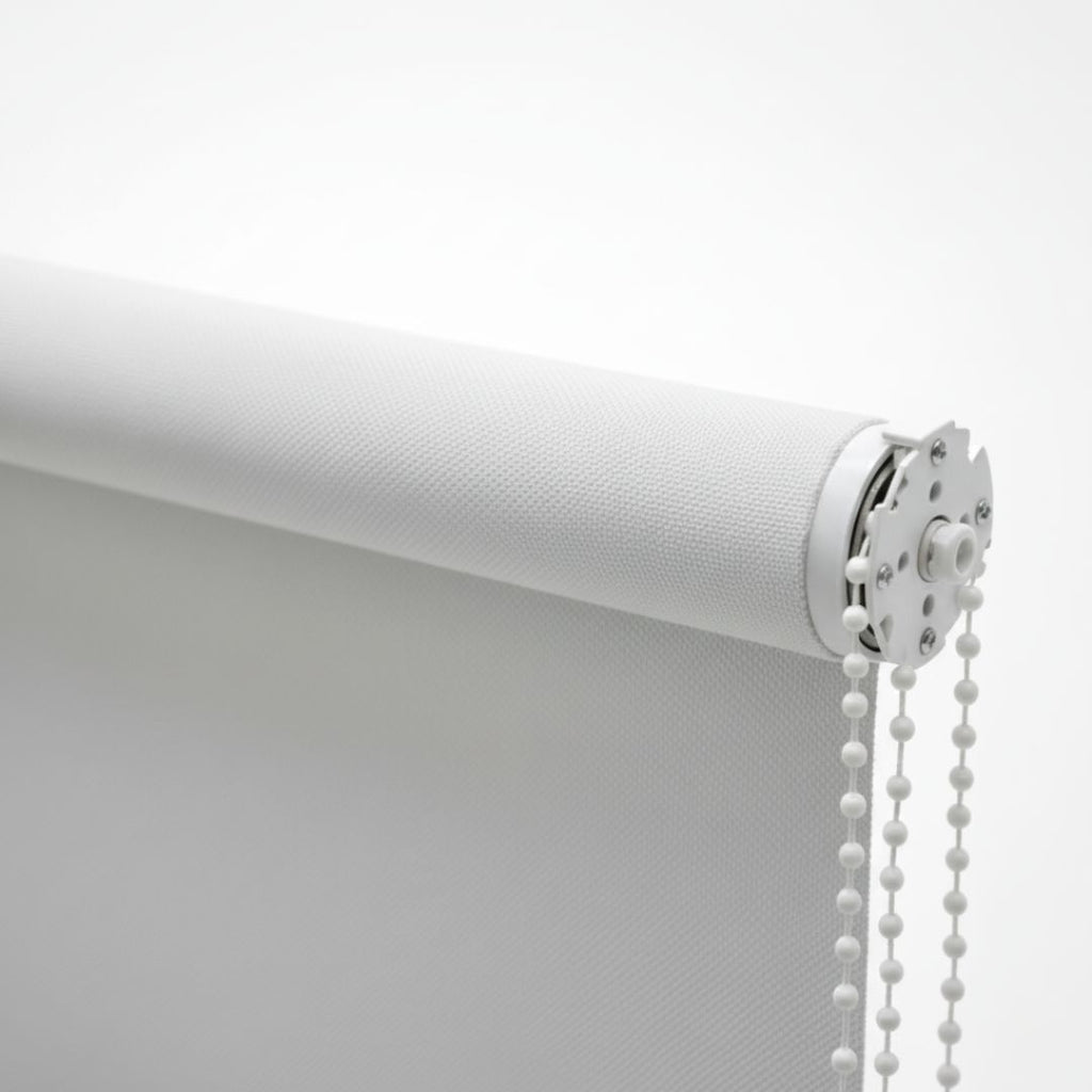 Estor Enrollable de Tela Gris Claro 120x200cm 220gr/m² para Ventanas y Puertas