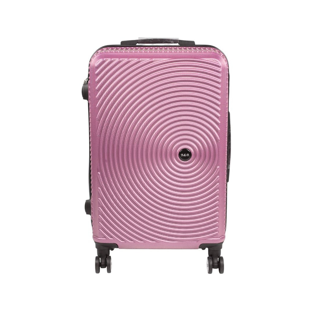Maleta de Cabina Rígida Rosa de 20 Pulgadas con Ruedas Giratorias