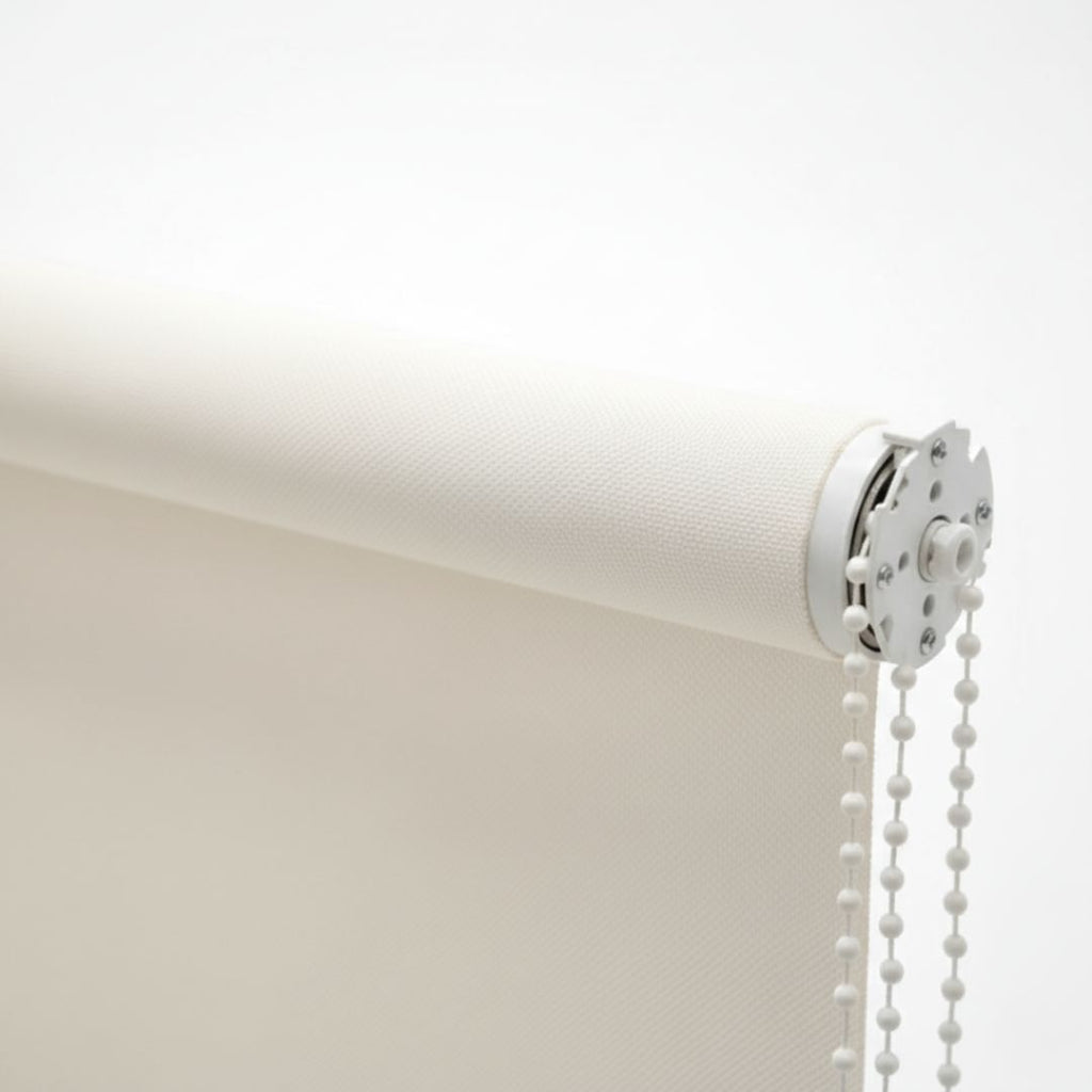 Estor Enrollable de Tela Crema 120x200cm 200gr/m² para Ventanas y Puertas