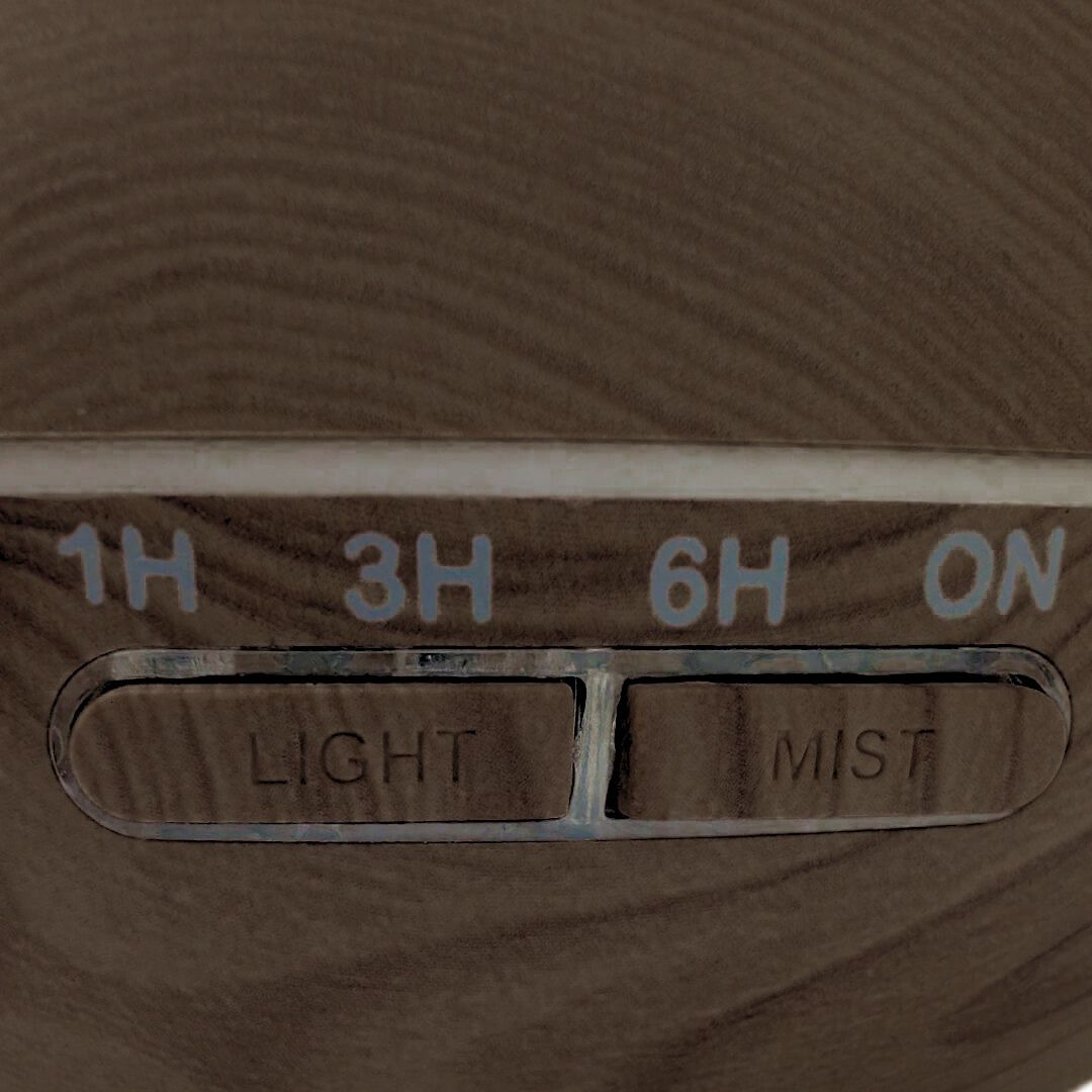 Difusor Eléctrico de Aromas Ultrasónico 500ml con Diseño Negro y Gran Capacidad