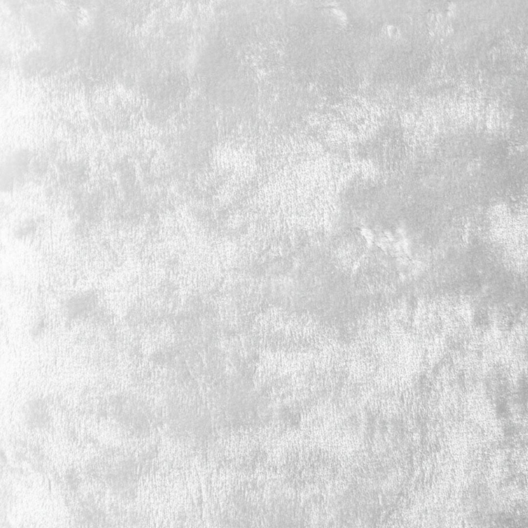 Taburete de Almacenaje Plegable de Felpa Gris Claro 38x38x38cm para Salón y Dormitorio