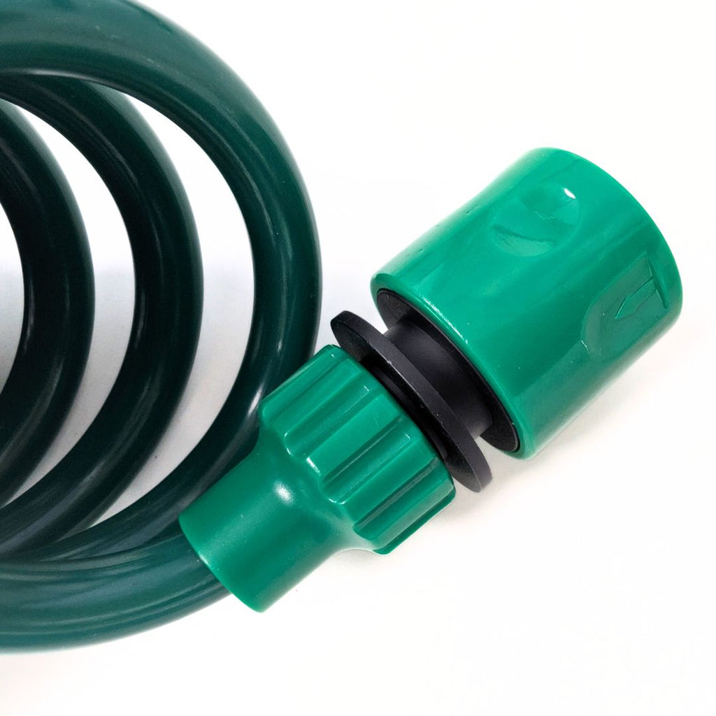 Manguera Espiral Verde de 7.5 Metros de EVA para Jardín Compacta y Flexible