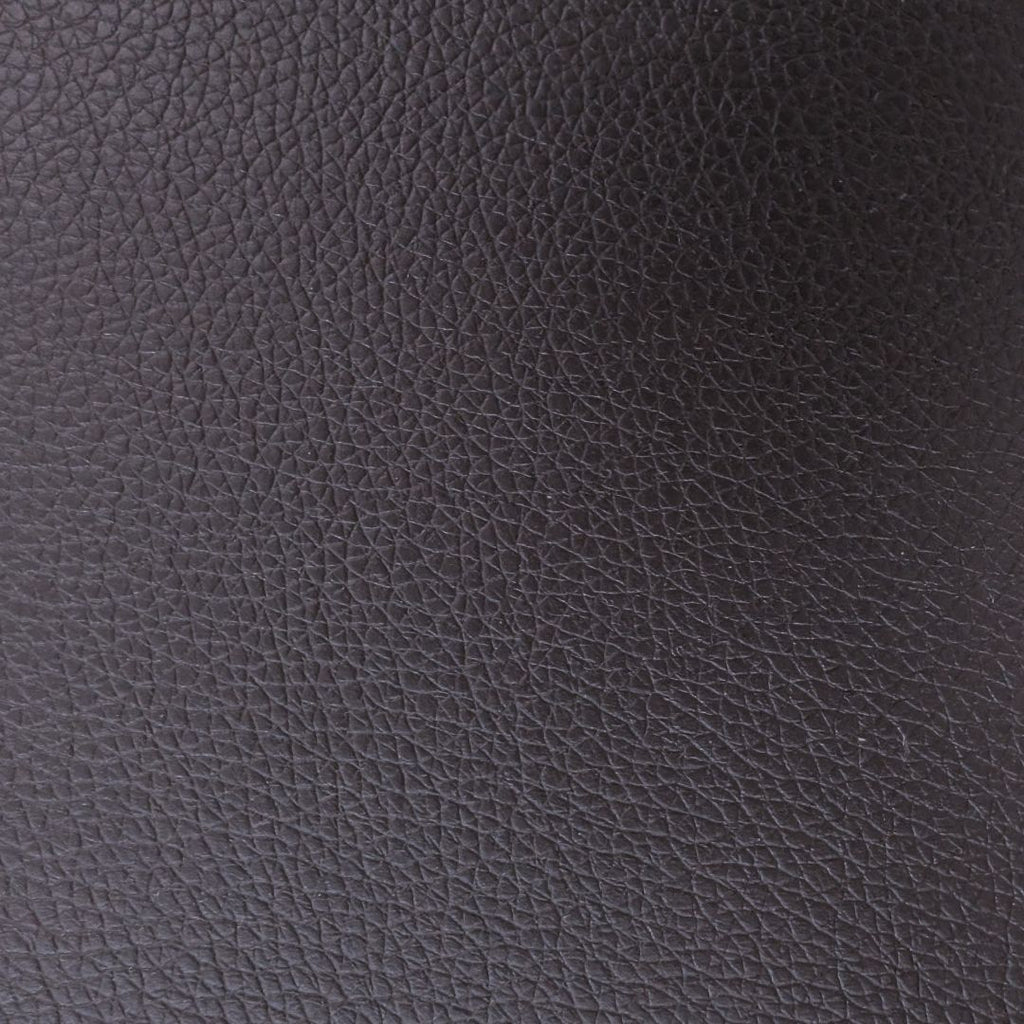 Taburete de Almacenaje Plegable de Polipiel Chocolate 38x38x38cm para Salón y Dormitorio
