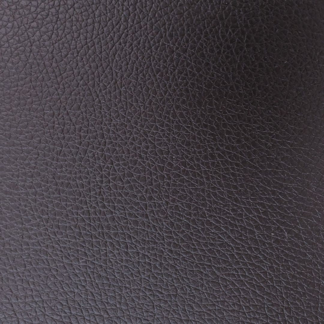 Taburete de Almacenaje Plegable de Polipiel Chocolate 38x38x38cm para Salón y Dormitorio