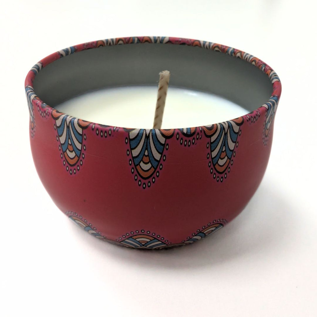 Set de 12 Velas Aromáticas de Cera de Soja Natural 6x4cm para Ambiente Relajante
