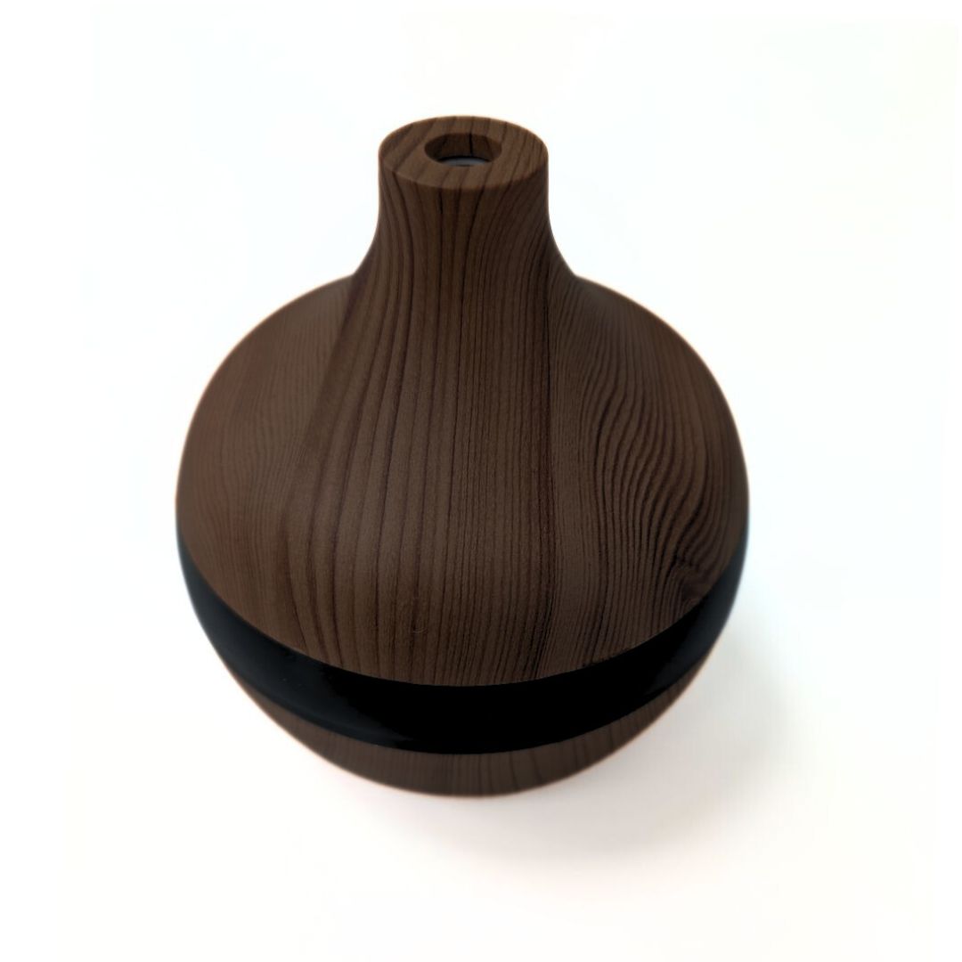 Difusor Eléctrico de Aromas Ultrasónico 160ml con Diseño Negro y Conexión USB