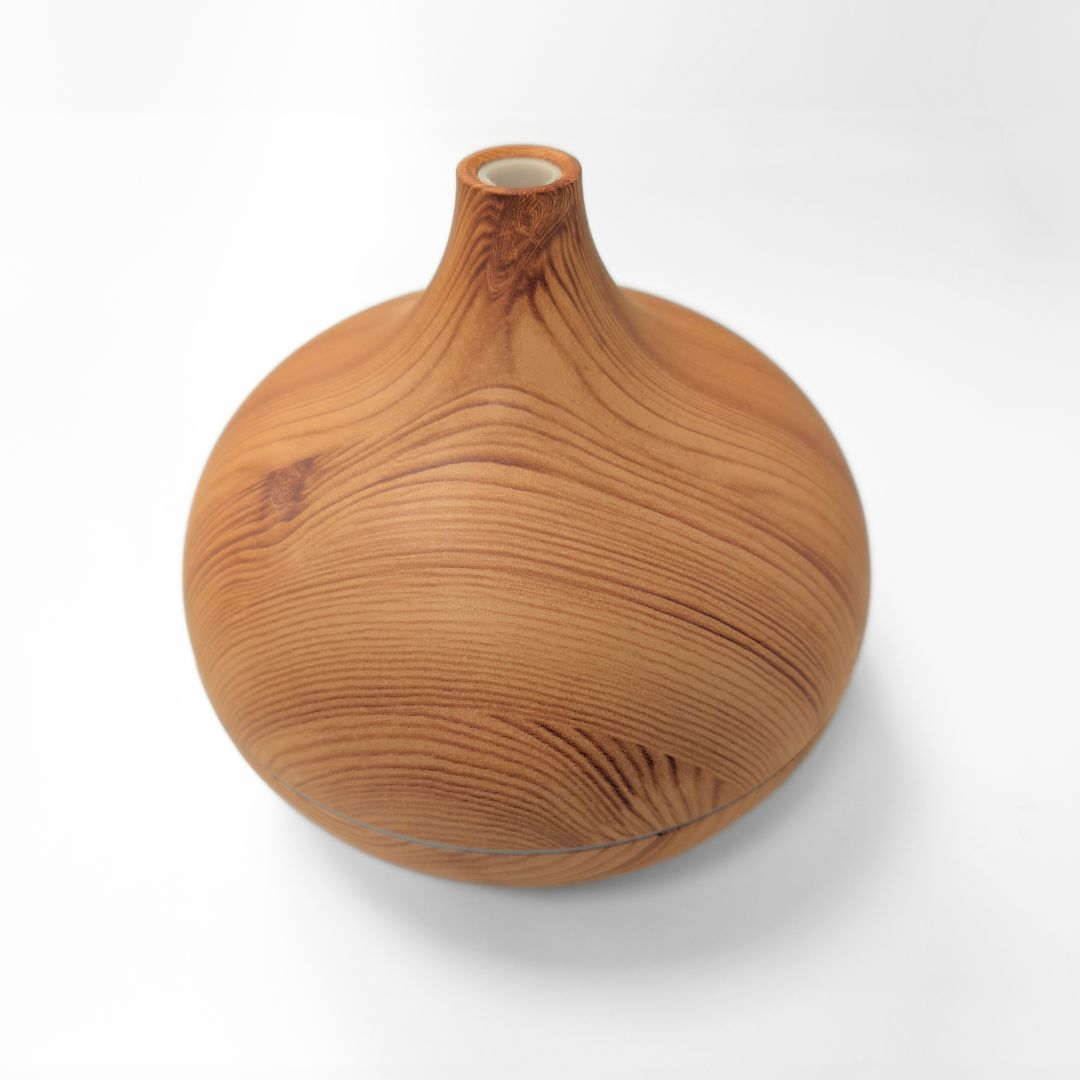 Difusor Eléctrico de Aromas Ultrasónico 500ml con Diseño Madera y Gran Capacidad