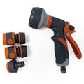 Set de 4 Piezas de Pistola de Riego Multifunción con Accesorios para Jardín