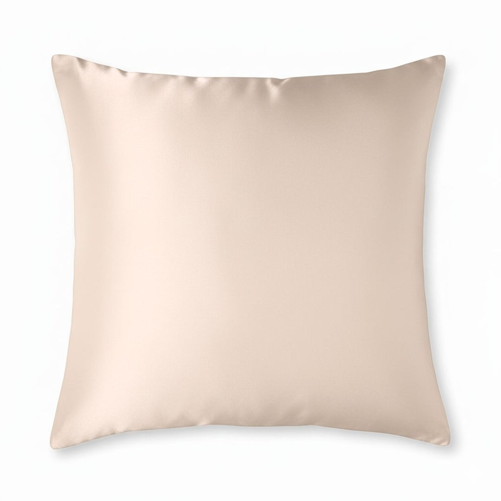 Set de 2 Fundas de Cojín Decorativas Color Beige 65x65cm con Cremallera Oculta
