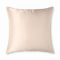 Set de 2 Fundas de Cojín Decorativas Color Beige 65x65cm con Cremallera Oculta