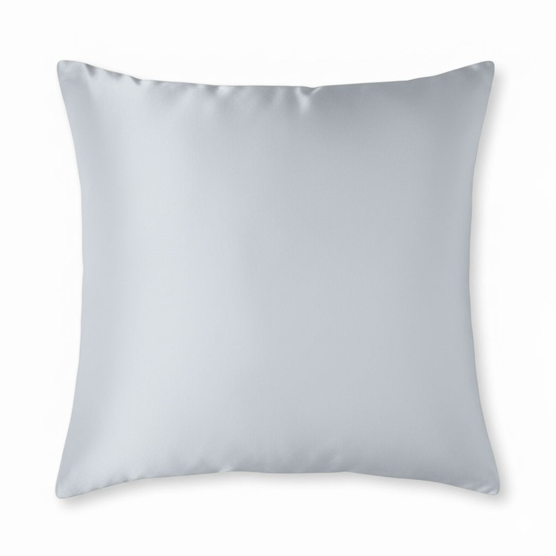 Set de 2 Fundas de Cojín Decorativas Color Gris 65x65cm con Cremallera Oculta