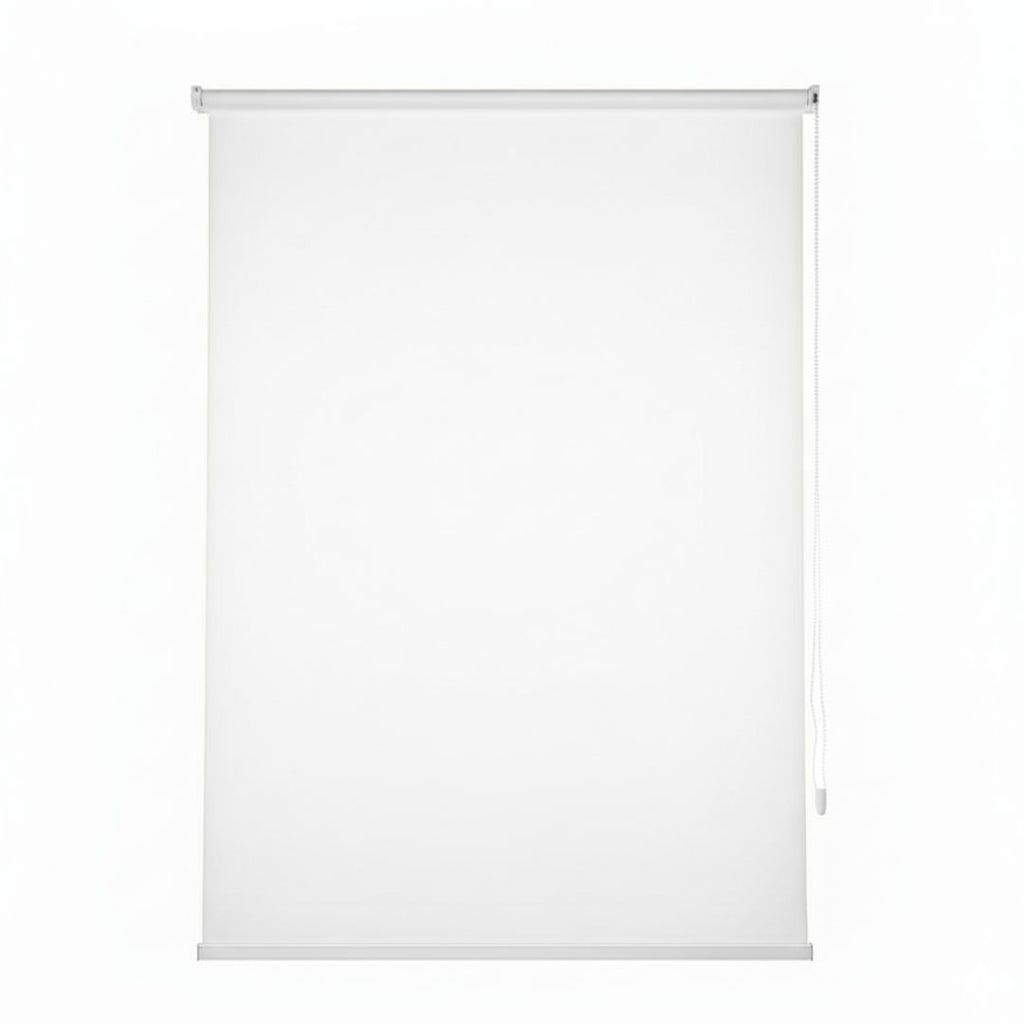 Estor Enrollable de Tela Blanco 90x200cm 200gr/m² para Ventanas y Puertas
