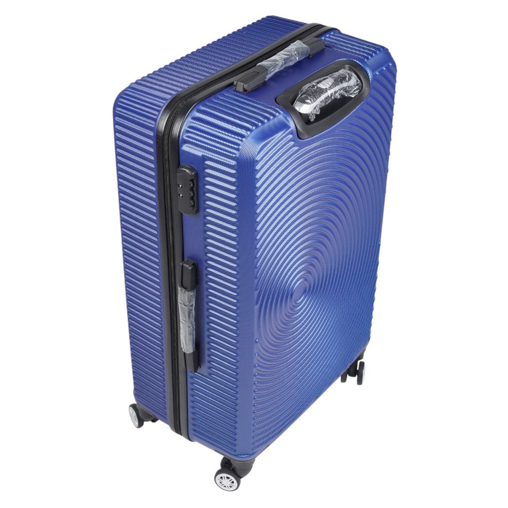 Maleta Rígida Azul Oscuro de 24 Pulgadas con Ruedas Giratorias y Gran Capacidad