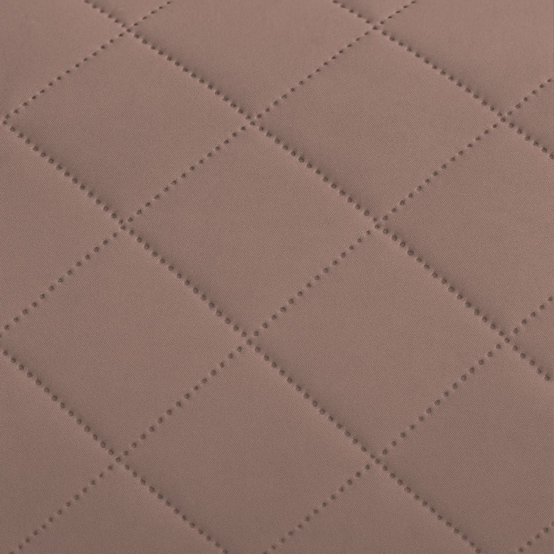 Protector de Sofá Chaise Longue Brazo Izquierdo (240 cm) Reversible Marrón/Beige - Protector Acolchado 240x205 cm