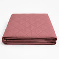 Protector de Sofá 2 Plazas Reversible (110x205 cm) Rojo/Beige - Funda Acolchada Lavable