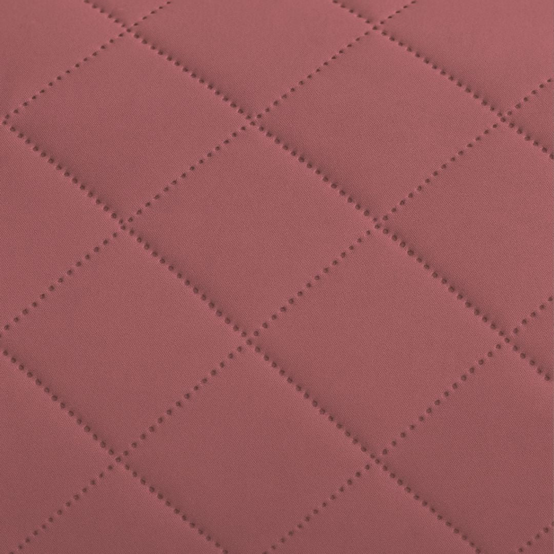 Protector de Sofá Chaise Longue Brazo Derecho (240 cm) Reversible Rojo/Beige - Protector Acolchado 240x205 cm