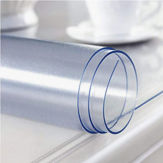 Mantel de mesa resistente a las manchas | Mantel para comedor y cocina | Mantel de PVC impermeable, para interior y exterior, transparente