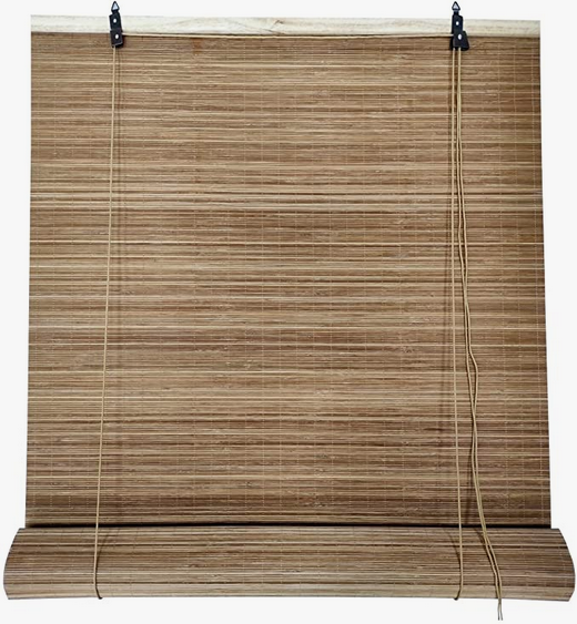 Estores de Bambú – Cortina Enrollable de Madera Natural Reforzada